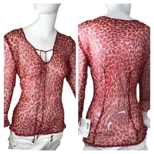Alice & Trixie New York ❤NEW❤ Medium (M) Silk Tie Neck Blouse